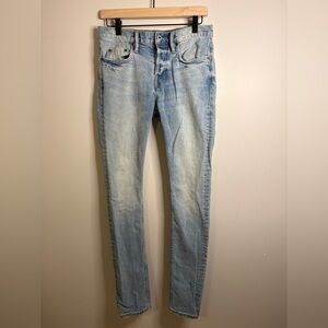 Women’s AllSaints Cigarette skinny fit button fly denim jeans size W28